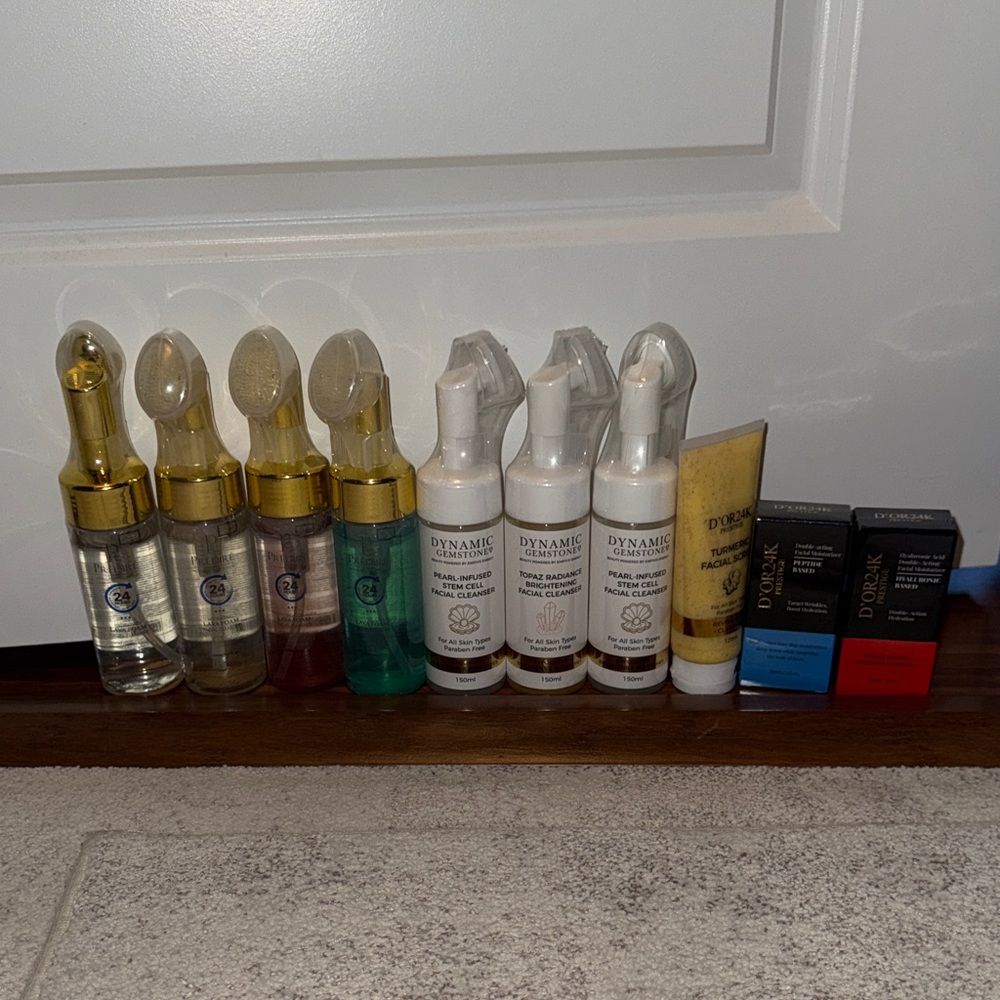 Predire,Dynamic,D’OR24K cleaning foam, scrub and serum